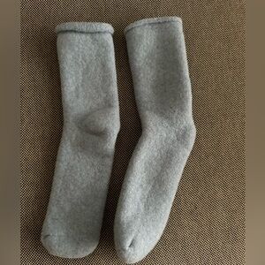 Nui Organics Sky Blue 100% Wool Socks Never Worn